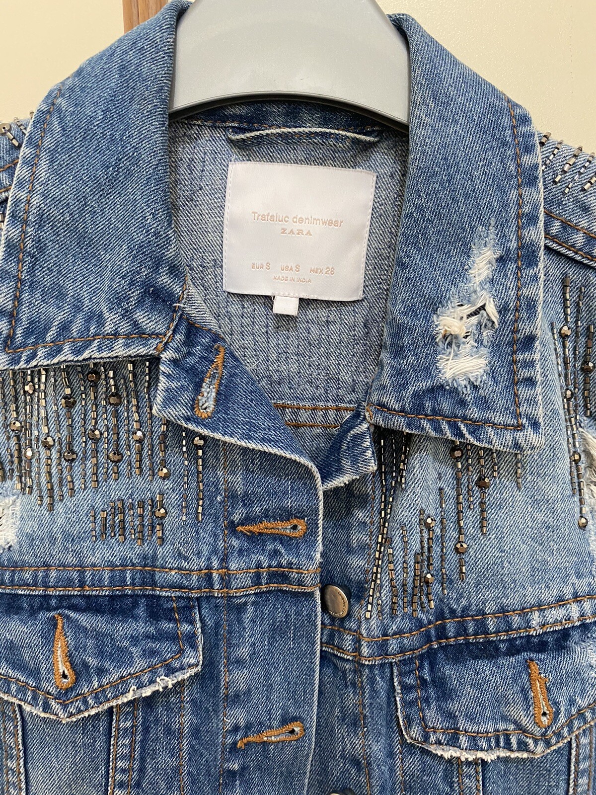 ZARA DENIM JACKET ** LIMITED EDITION** Gem