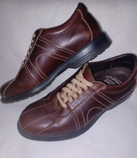 Jack Nicklaus Signature Golf Shoes Sz 8D ALLEN EDMONDS 22001 Mens Brown Leather