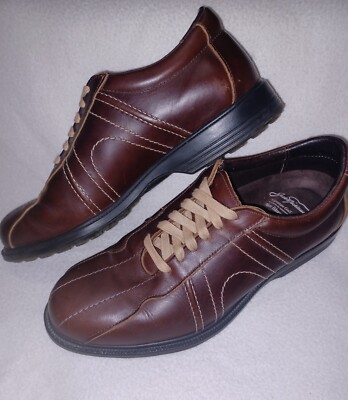 Jack Nicklaus Signature Golf Shoes Sz 8D ALLEN EDMONDS 22001 Mens Brown  Leather