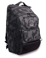 T G Bag Boy 1.0 Tactical Diaper Backpack - Black Camo - 40L - Changing Mat