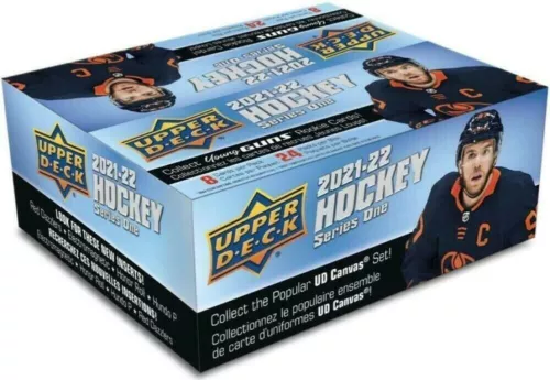 12 Packs 1/2 Retail Box 2021-22 Upper Deck Series 1 Hockey ? Young Guns Caufield