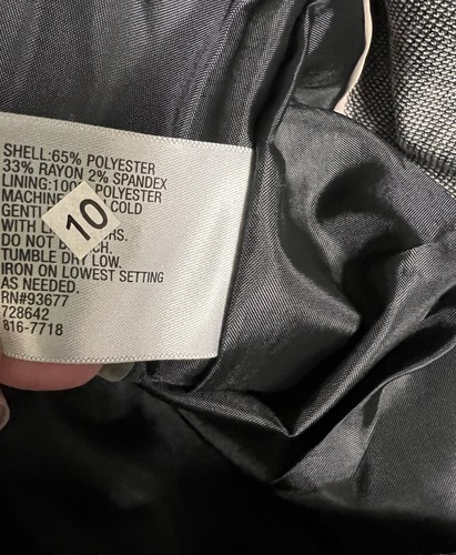 NWOT Worthington Pencil Skirt Women Size 4 Brown Lined Zipper New Office CCI-B - Picture 9 of 9