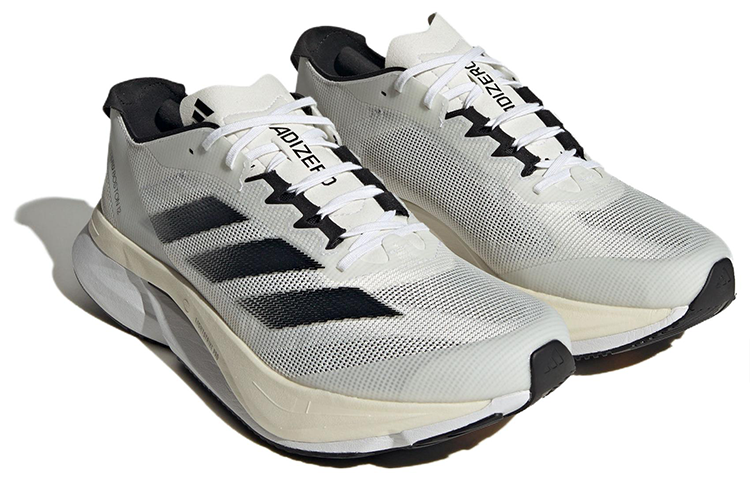 Size 13 - adidas Adizero Boston 12 White Night Metallic for