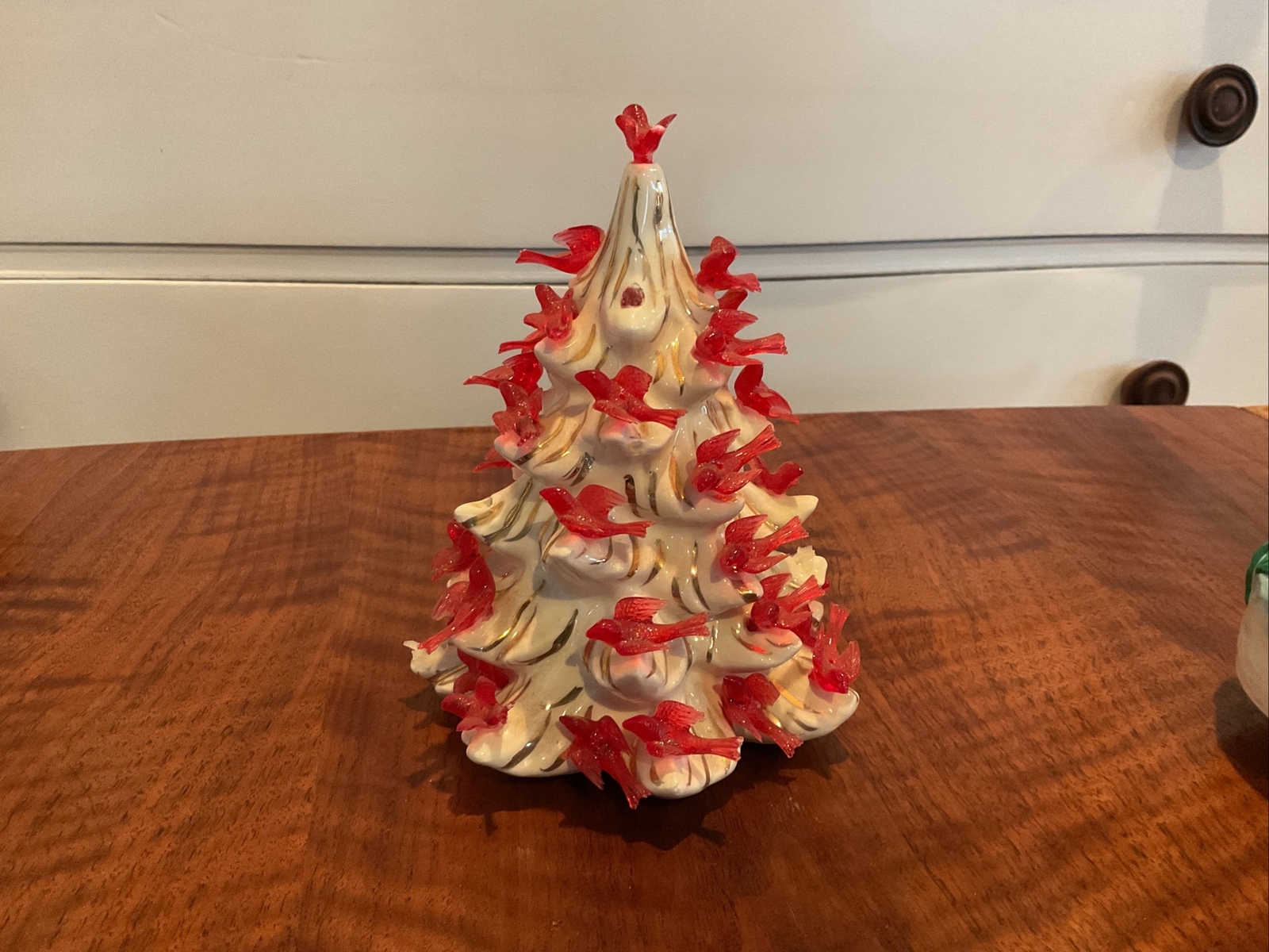 Vintage 1978 White Ceramic Christmas Tree eBay