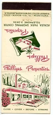Phillips Properties, Azalea Park Shopping Center, Florida Matchbook
