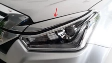Chrome Eyes Line Head Lamp Light Cover For Isuzu D-Max DMax 1.9 Hi-Lander 2018