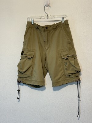Abercrombie Fitch Cargo Shorts Men 32 Khaki Brown 32x