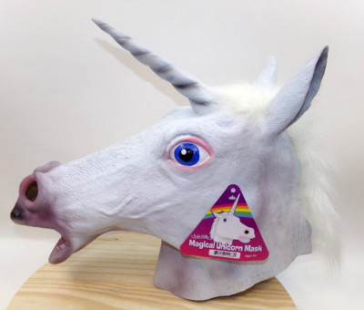 Archie McPhee Magical Unicorn Mask Halloween Cosplay NWT