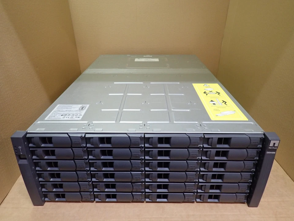 NetApp DS4486 480TB (24 x 20TB) 2x IOM6 4xPSU Storage 4U Expansion Shelf - Image 2 of 3
