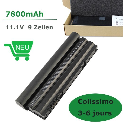 Batterie pour Dell Latitude E6430 et E6420 - Bloc d'alimentation de remplacement 4400mAh