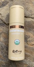 Organic Cedarwood Essential Oil. Aroma Source. .50 fl oz / 15 ml. New