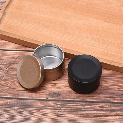 Candle Jars with Lid Bulk Round Candle Container Tins Empty Storage Box Jar - Picture 3 of 16