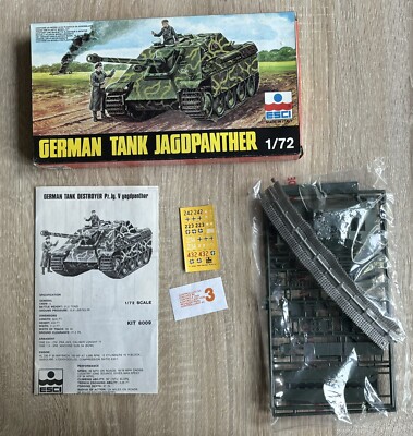 ESCI 1/72 8009 German  Tank Jagdpanther Neu Modellbausatz