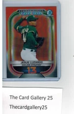 2021 Bowman Scouts Top 100 Chrome #BTP-13 Jesus Luzardo Athletics ORANGE /25 SSP