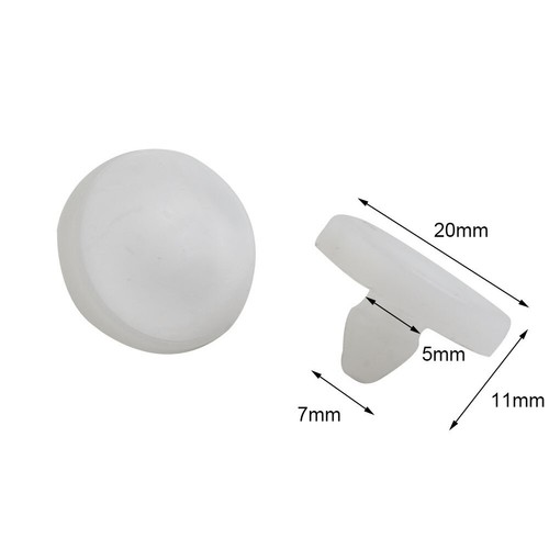 <!--F#f_0-->For Hyundai Pedal Pad Block Stop Lamp Limit Pad Rubber Pin Clips Set of 2<!--F/-->