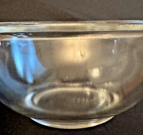 Pyrex Vintage Clear Glass Mixing Bowl #323 1.5 Qt