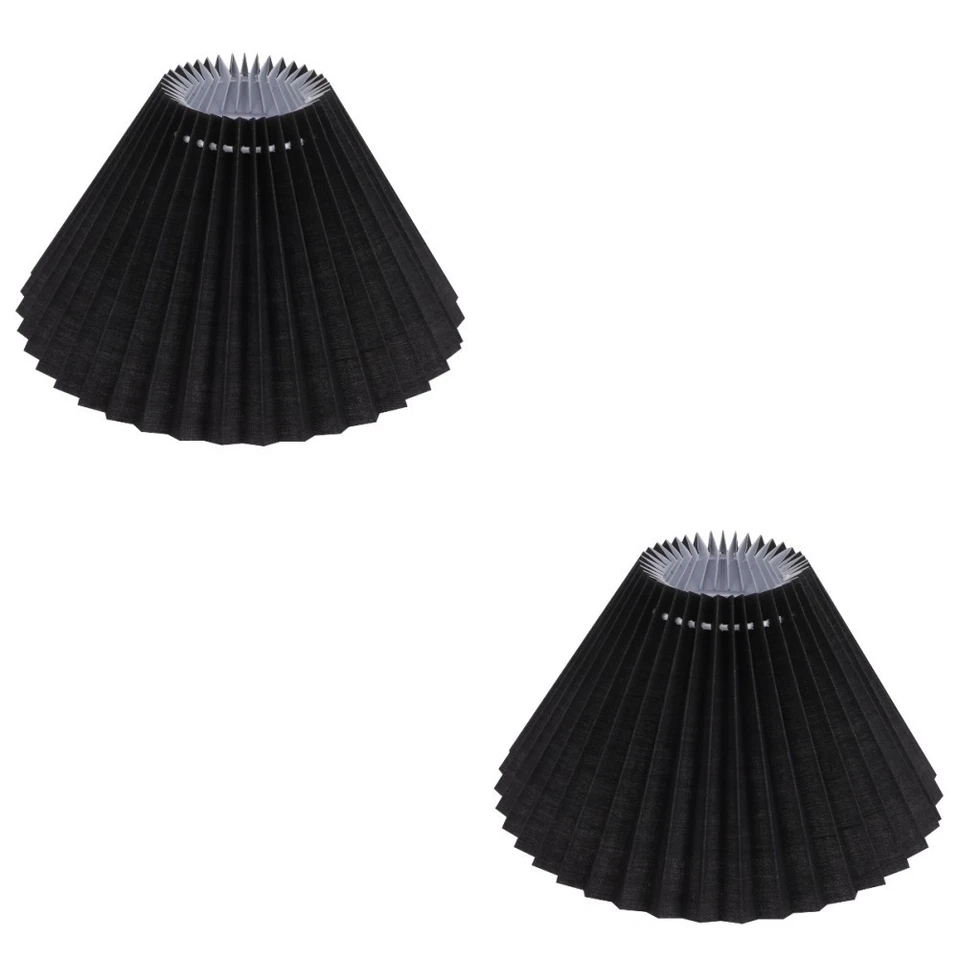2 Count Pleated Lamp Shades for Table Lamps Lampshades Decorative - Image 3 of 4