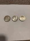 1922 Silver Peace Dollar - Set Of 3 - Set #10 Of 11