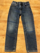 Gap Denim Stretch Slim Boys Jeans with Adjustable Waist; Size 7 Regular