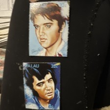 Palau 32c Elvis Presley Famous People Mint Never Hinged Stamps Set of 2