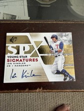 2008 Upper Deck Spx Ian Kinsler Young Star Signatures Auto Rangers Yss-ik