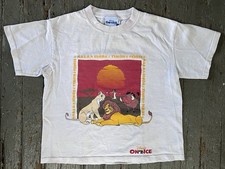 Vintage 90s The Lion King Disney On Ice Nala Simba Timon Pumbaa Kids 10-12 Shirt