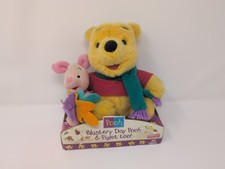 Fisher Price Winnie Pooh  Piglet Too Blustery Day Plush Toy Mattel 1999 NEW
