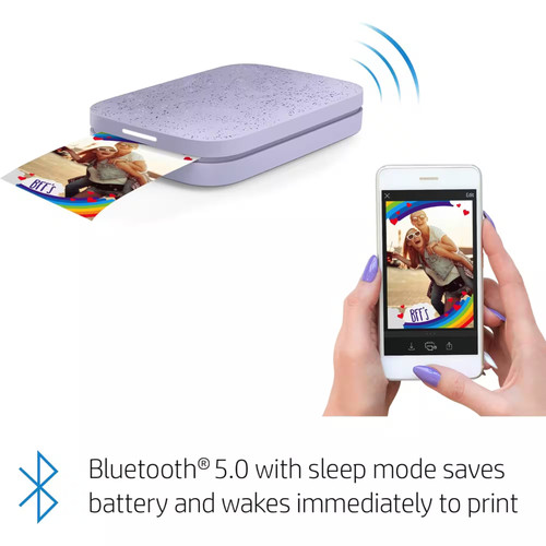HP - Sprocket Portable 2" x 3" Instant Photo Printer, Prints From iOS or Andr... - Picture 5 of 6