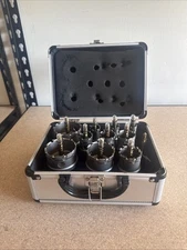 12pcs Hole Saw Kit 5/8"- 2-1/8" TCT Cutter Titanium Plated Drill Bits. Brand New