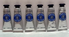 Lot of 6 L'OCCITANE Fast-Absorbing 20% Shea Butter Hand Cream Travel 0.34 oz X 6