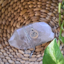 handmade evil eye necklace