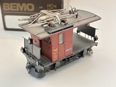 Bemo HOm 1270 RhB TE 2/2 Electric Locomotive Work Tractor Engine IN BOX Unused