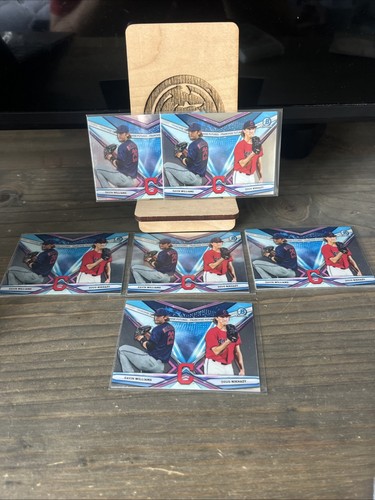 Lotto Cleveland Guardians Topps Rookie/Propsect x32 - Foto 4 di 14