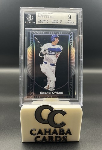 2025 Topps Chrome - Shadow Etch Shohei Ohtani #SE-1 BGS 9