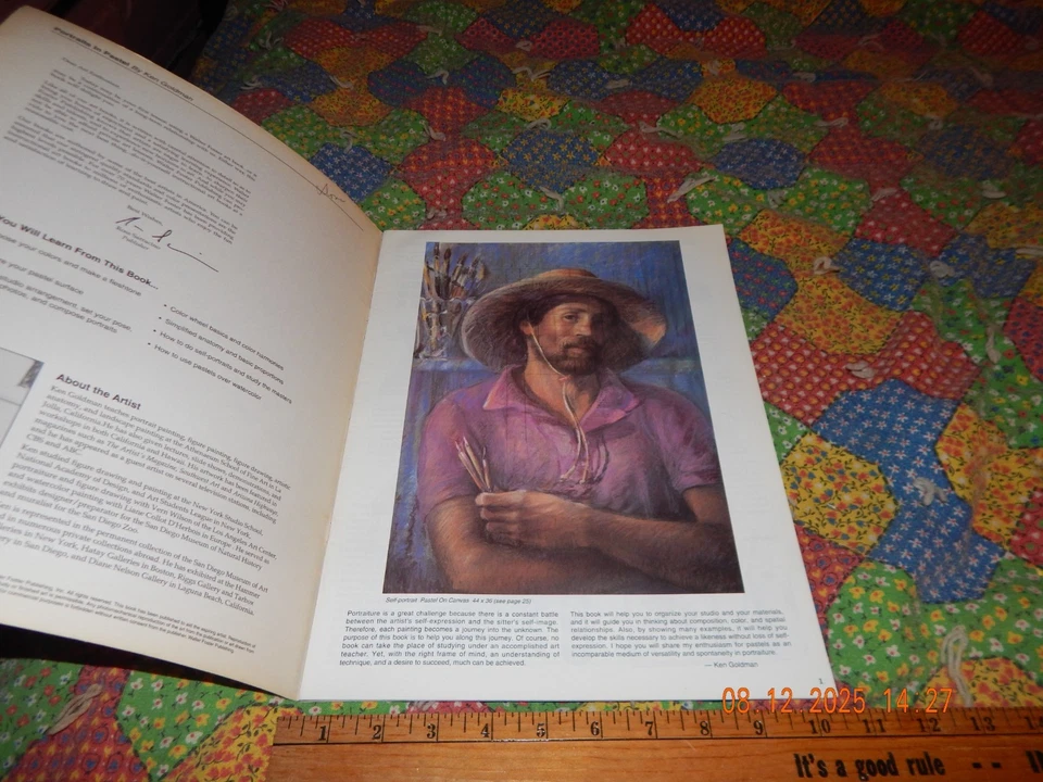 Libro de instrucciones de arte Walter Foster #240 retratos en pastel 1992 Foto 2 de 3