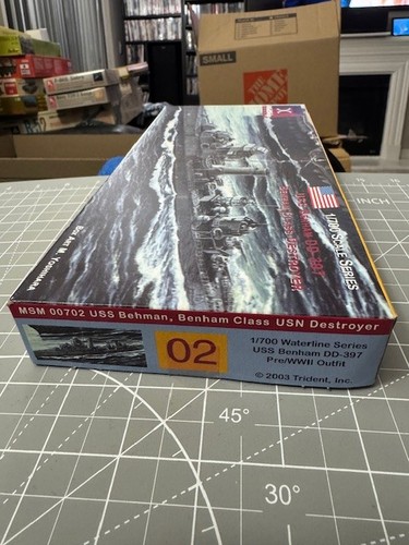 Midship 1/700 Scale USS Benham DD-397, Benham Class Destroyer Model Kit ...