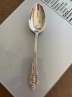 Wallace Sterling Rose Point Spoon 6"