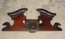 Modern Vienna wall clock mahogany wooden top piece