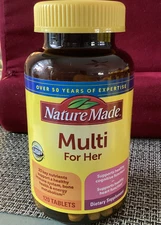 Nature Made Multi Vitamin for Her Dietary Supplement - 120 Tablets