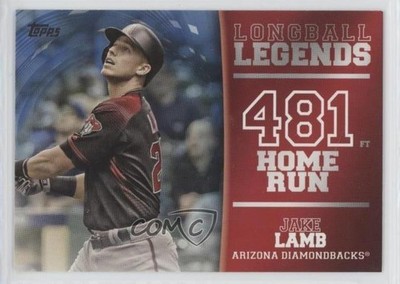 2018 Topps Longball Legends Blue Jake Lamb #LL-37 03wp