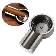 Galiner Metal Cigar Ashtray With 1 Cigarette Holder Novelty Ash Tray Portable