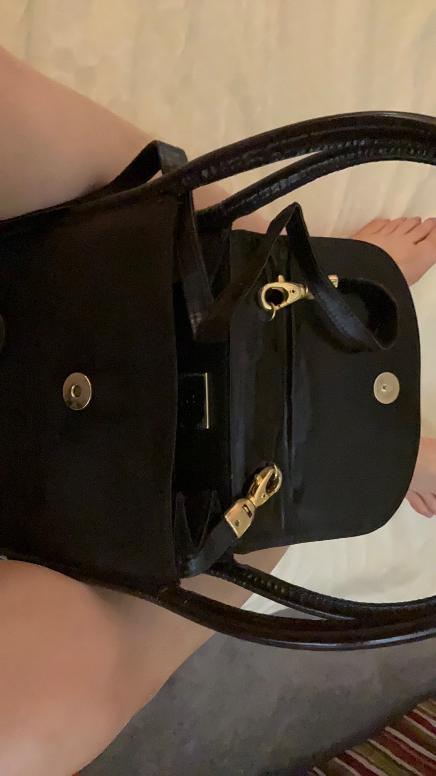 STUART WEITZMAN BROWN SMALL HANDBAG BEAUTIFUL CON… - image 5