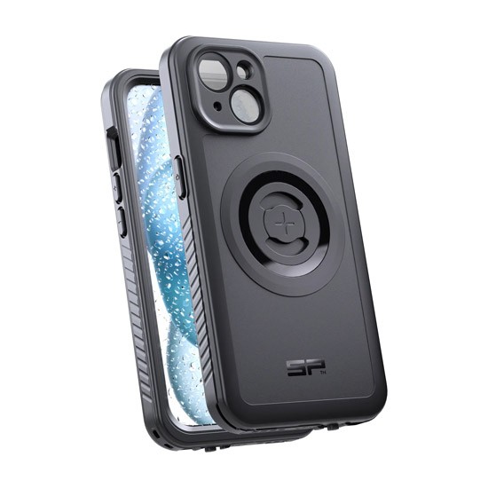 Coque iPhone 15 SP Connect SPC+ Xtreme antichoc intégrale étanche pour moto