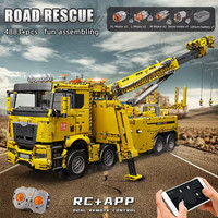 Mould King 17028 Rc Feuerwehr Lkw App Control Technik Baustein Set