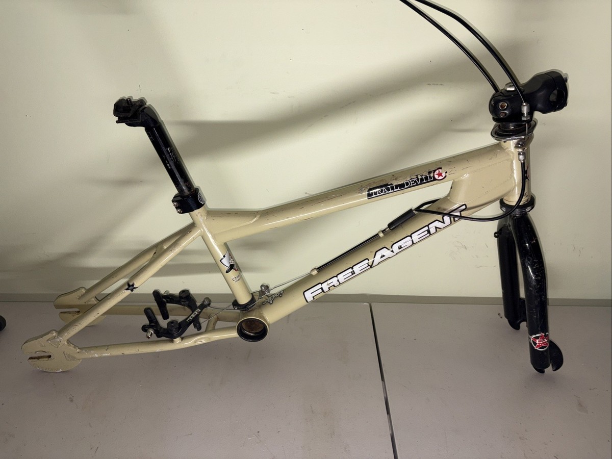 Free Agent Trail Devil BMX Bike Frame Rare 20” Vintage Dirt Jump