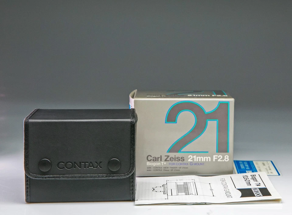 Contax Carl Zeiss Biogon 21/2,8 T for Contax G Mount + GF-21 - Image 3 of 4