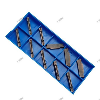 10pcs MGMN300-M Grey CNC Inserts, Carbide Lathe Turning Tool Blades, High Precis