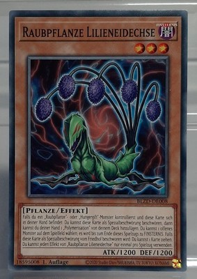 Playset 3x Raubpflanze Lilieneidechse - BLZD-DE008 - Blazing Dominion - DE/NM