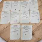 Vintage 1960 Mattel Lie Detector Game Secret Information Cards Original 10 Count