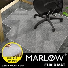 Marlow Office Chair Mat Hard Floor for Carpet Protector PVC Non Slip 120x90cm